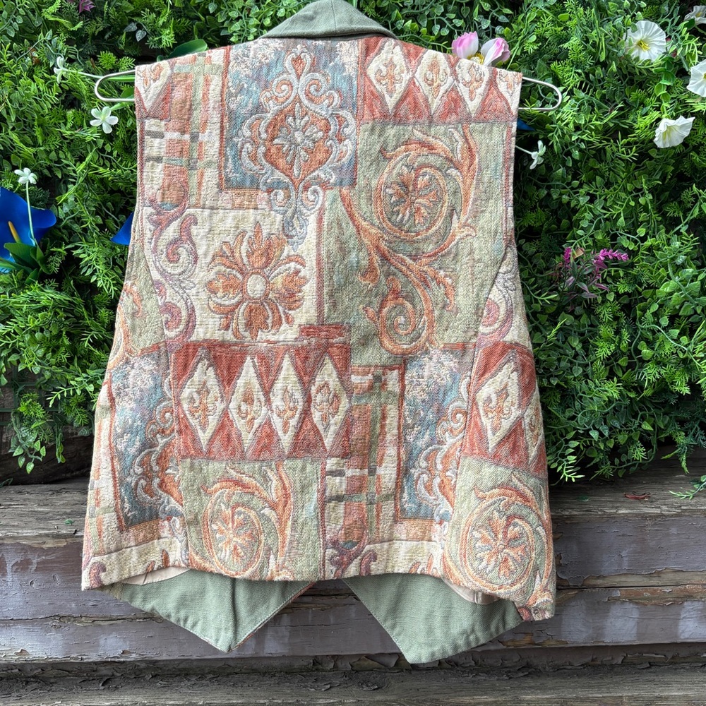 Vintage Longhorn Western Wear Vest - Picture 4 of 5